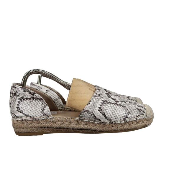 Steve Madden Shoes Womens 8.5 Espadrille Platform Flats D'Orsay Fashion Slip On - Picture 2 of 13